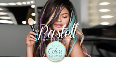 Extensions en Bandes Adhesives Pastel Line - Rubin Extensions
