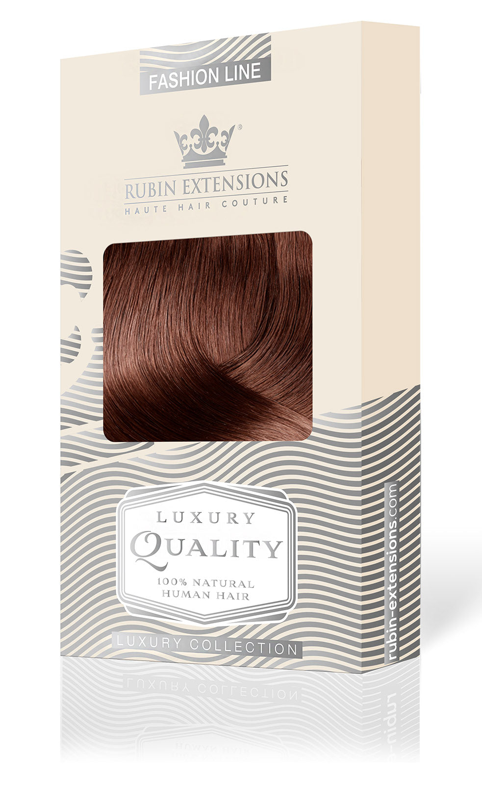 Extensions à Clips  Brun Acajou