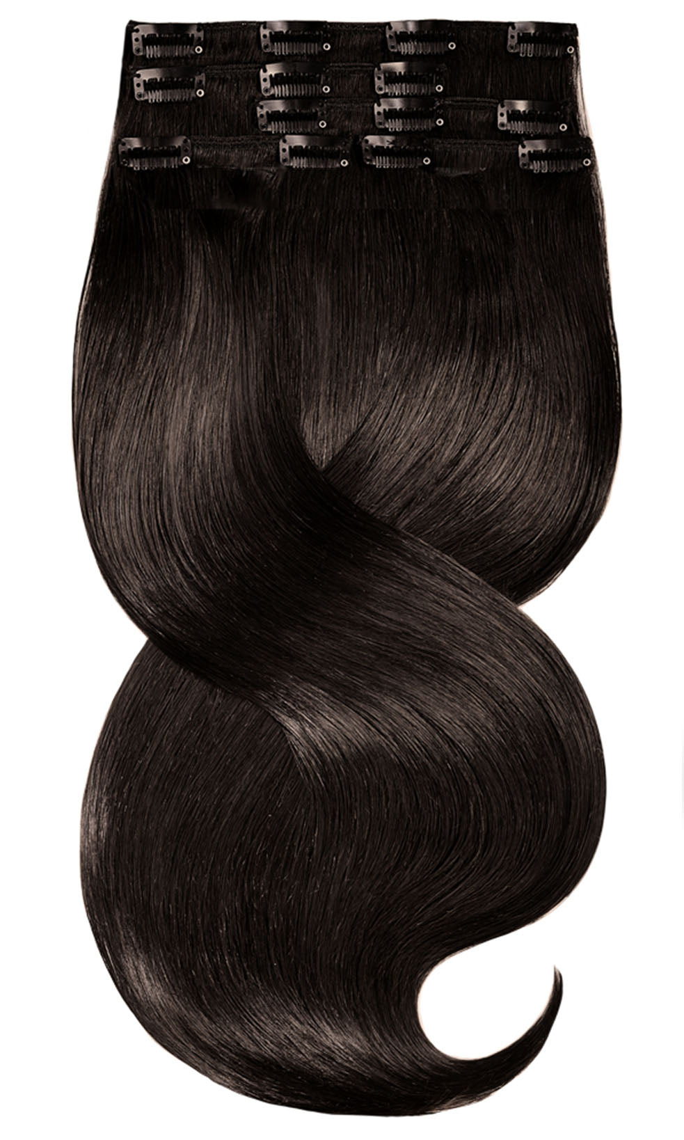 Clip-in Extensions FASHION LINE Brun-Noir