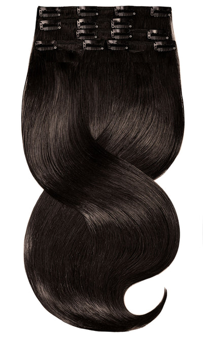 Clip-in Extensions FASHION LINE Brun-Noir