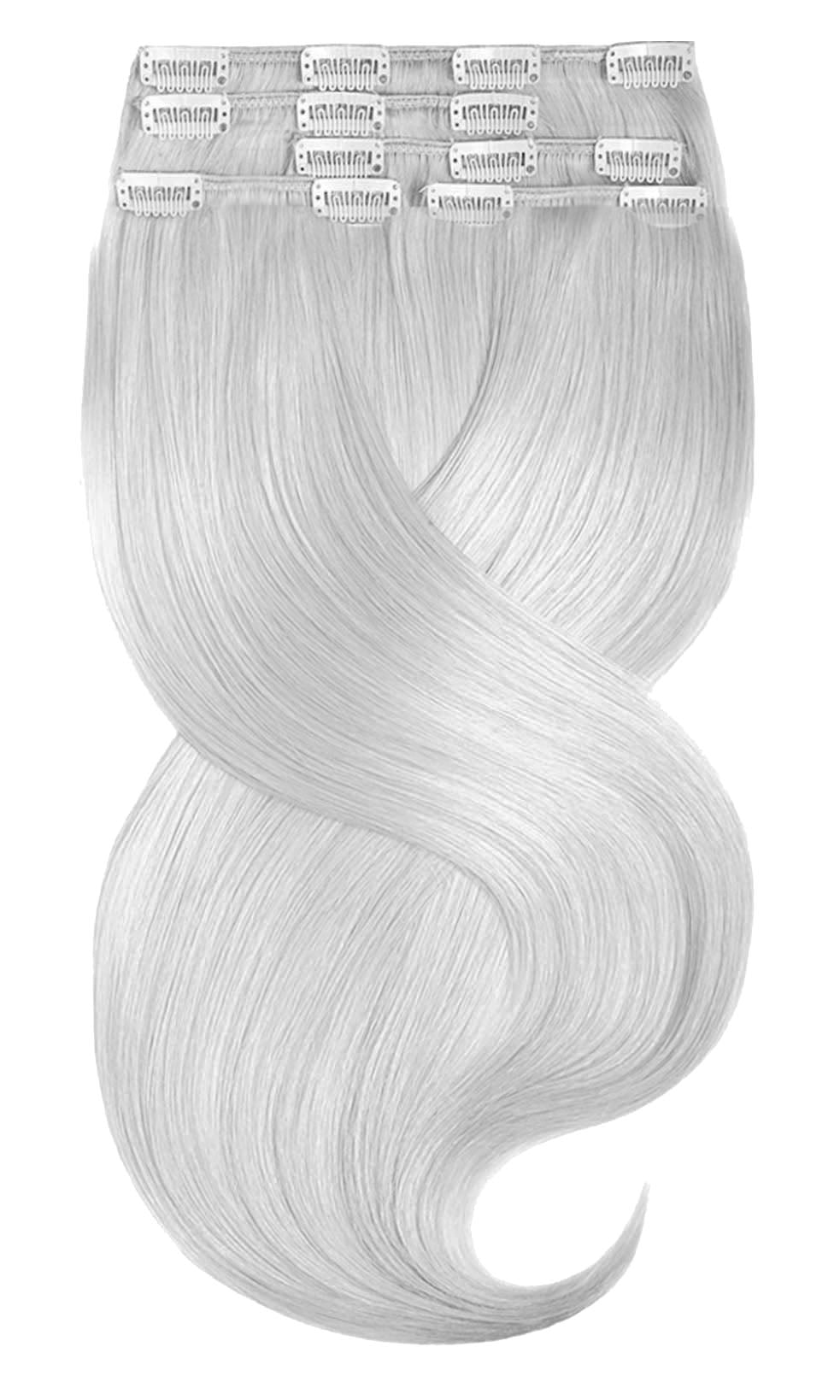 Extensions à Clips Blond Argenté