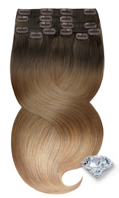 Extensions à Clips Diamonds Line Dark Blond