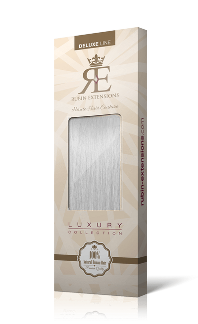 Extension de Cheveux Naturel a Clip Blond Argenté