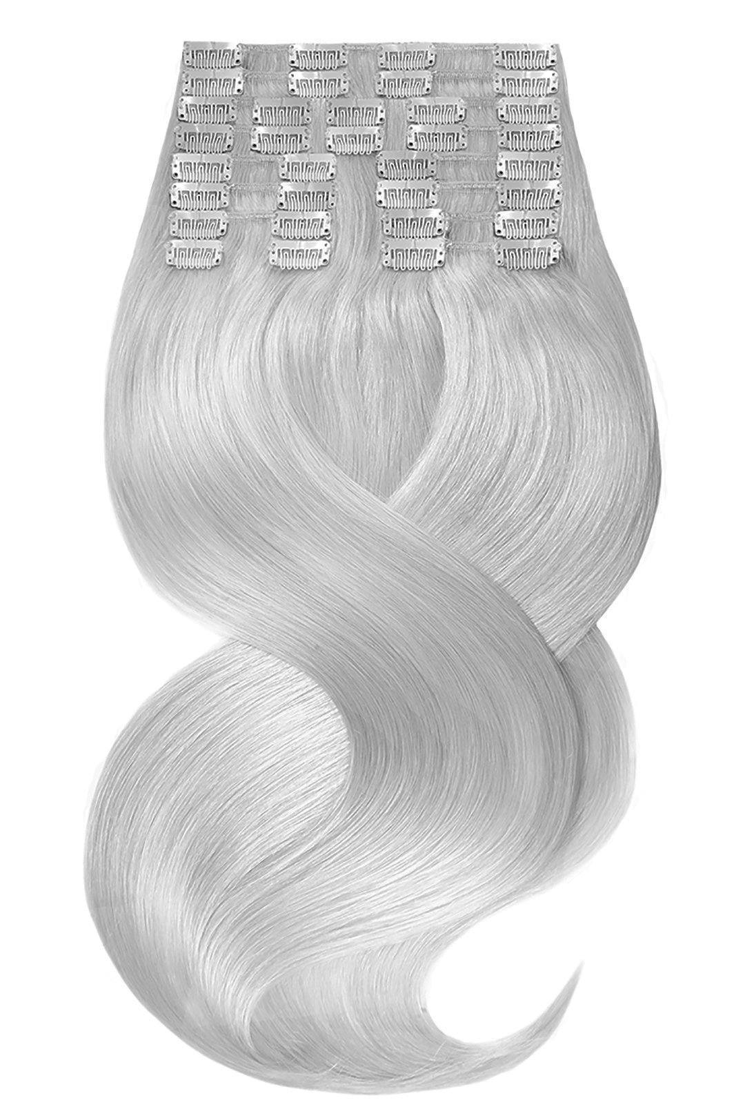 Extensions à Clips Deluxe Line Blond Argenté