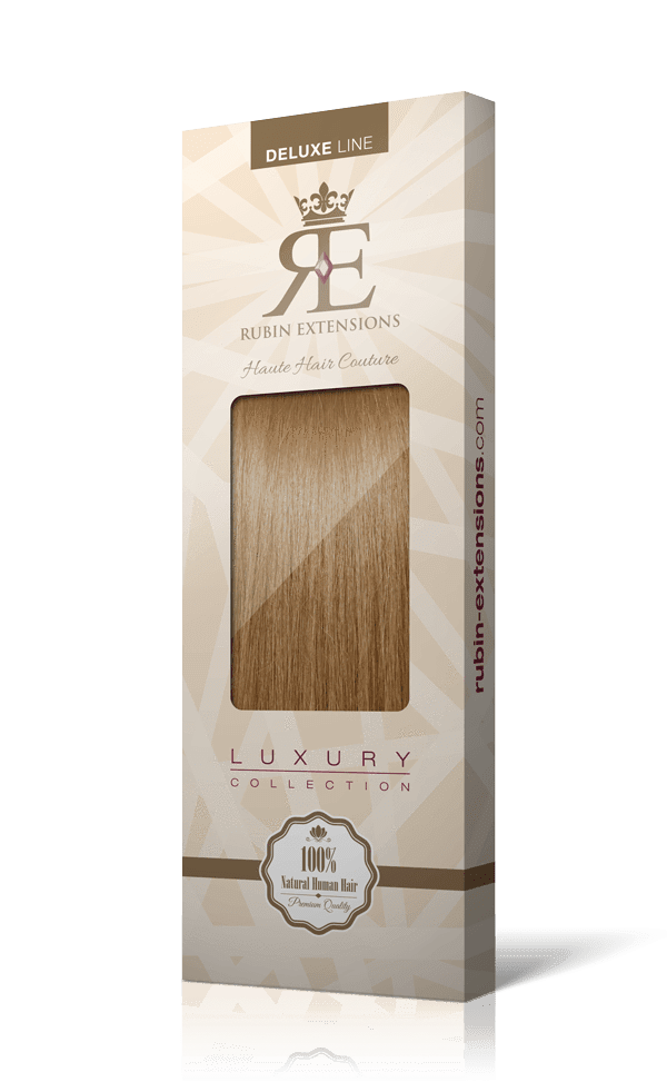 Extension de Cheveux a Clip Naturel Brun Clair Caramel