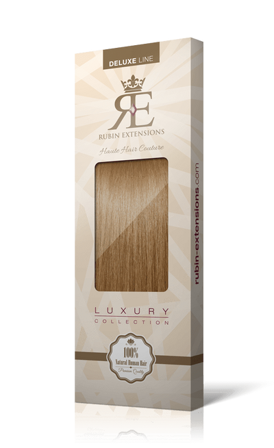 Extension de Cheveux a Clip Naturel Brun Clair Caramel