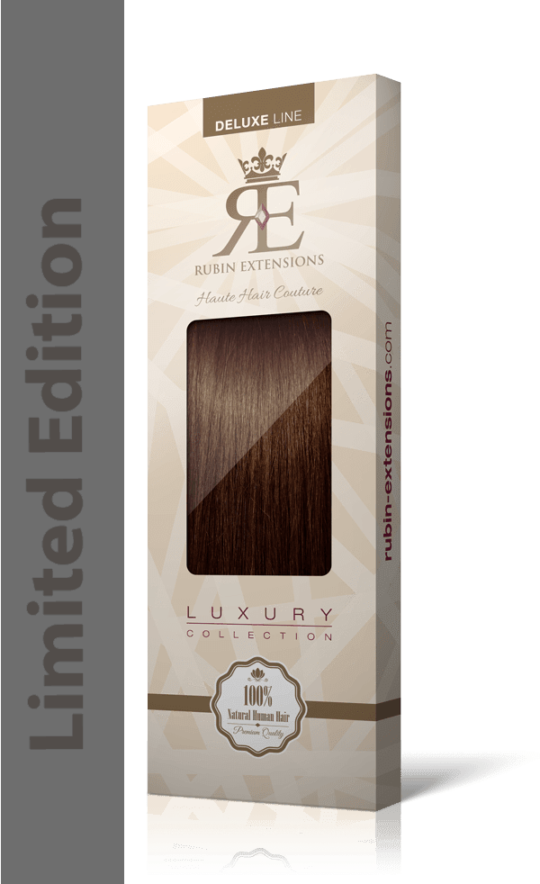 Franges 100% Remy avec cheveux naturels brun acajou