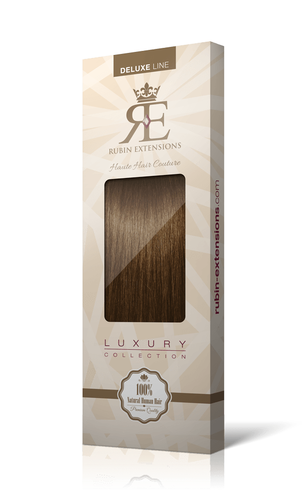 Extension de Cheveux a Clip Brun Doré Naturel