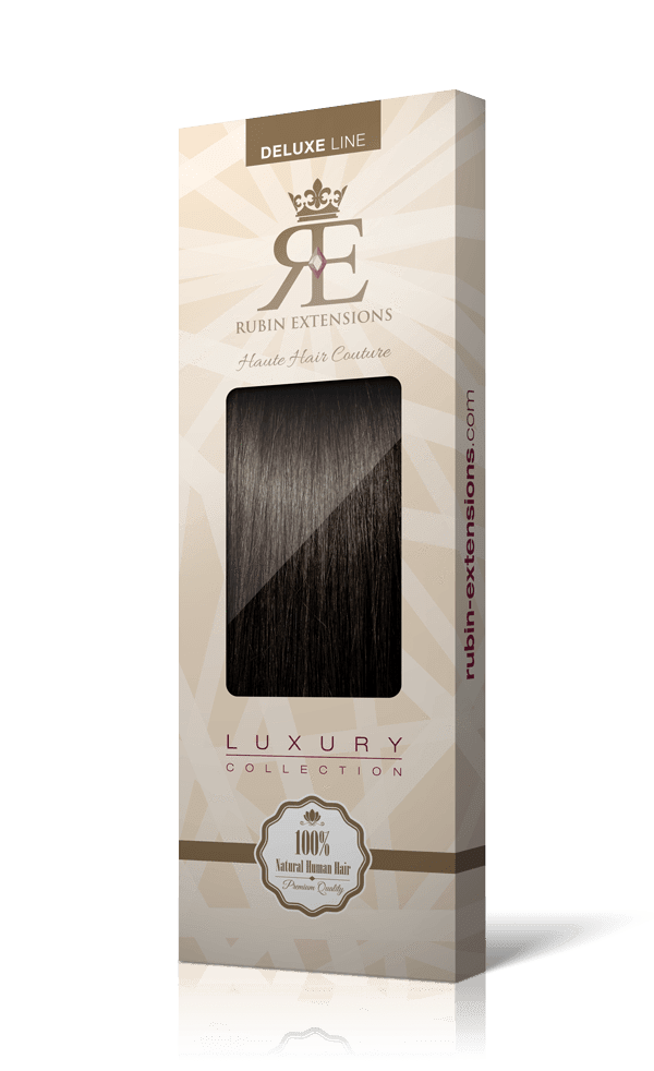 Extension de Cheveux a Clip Naturel Brun-Noir