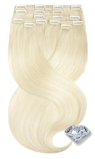 Extensions à Clips Diamonds Line Blond Doré