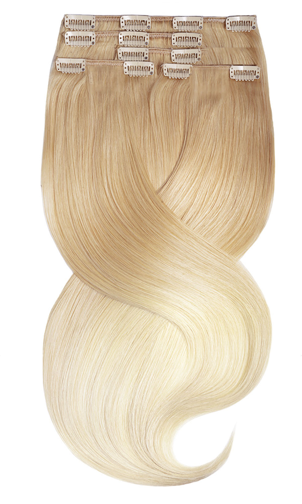 Extensions à Clips Blond Miel & Blond Platine