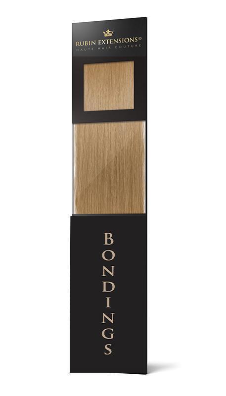 Adhésifs de kératine pour cheveux brun clair caramel