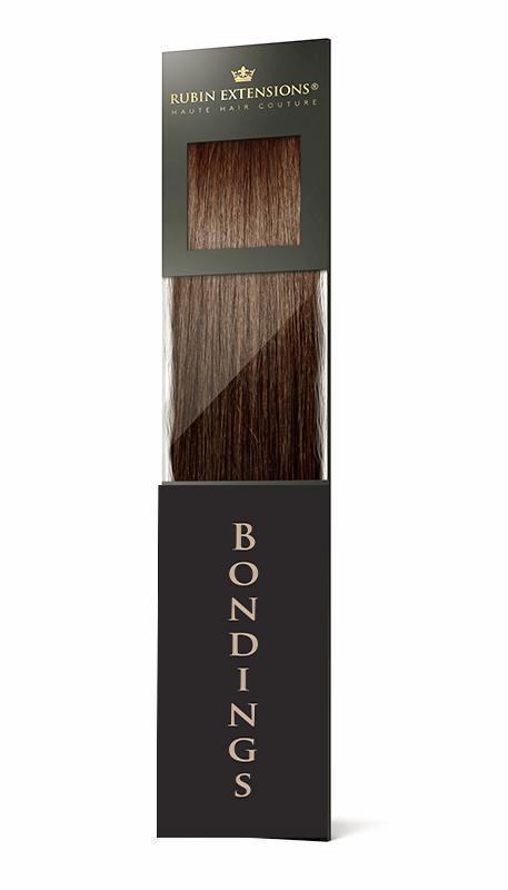 Adhésifs de kératine pour cheveux brun doré naturel