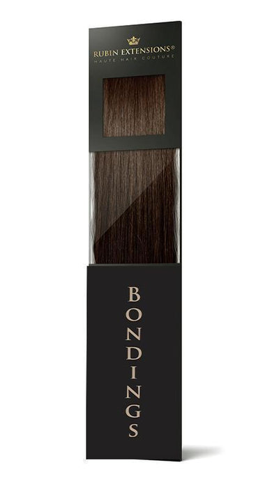 Adhésifs de kératine pour extension de cheveux couleur brun chocolat foncé