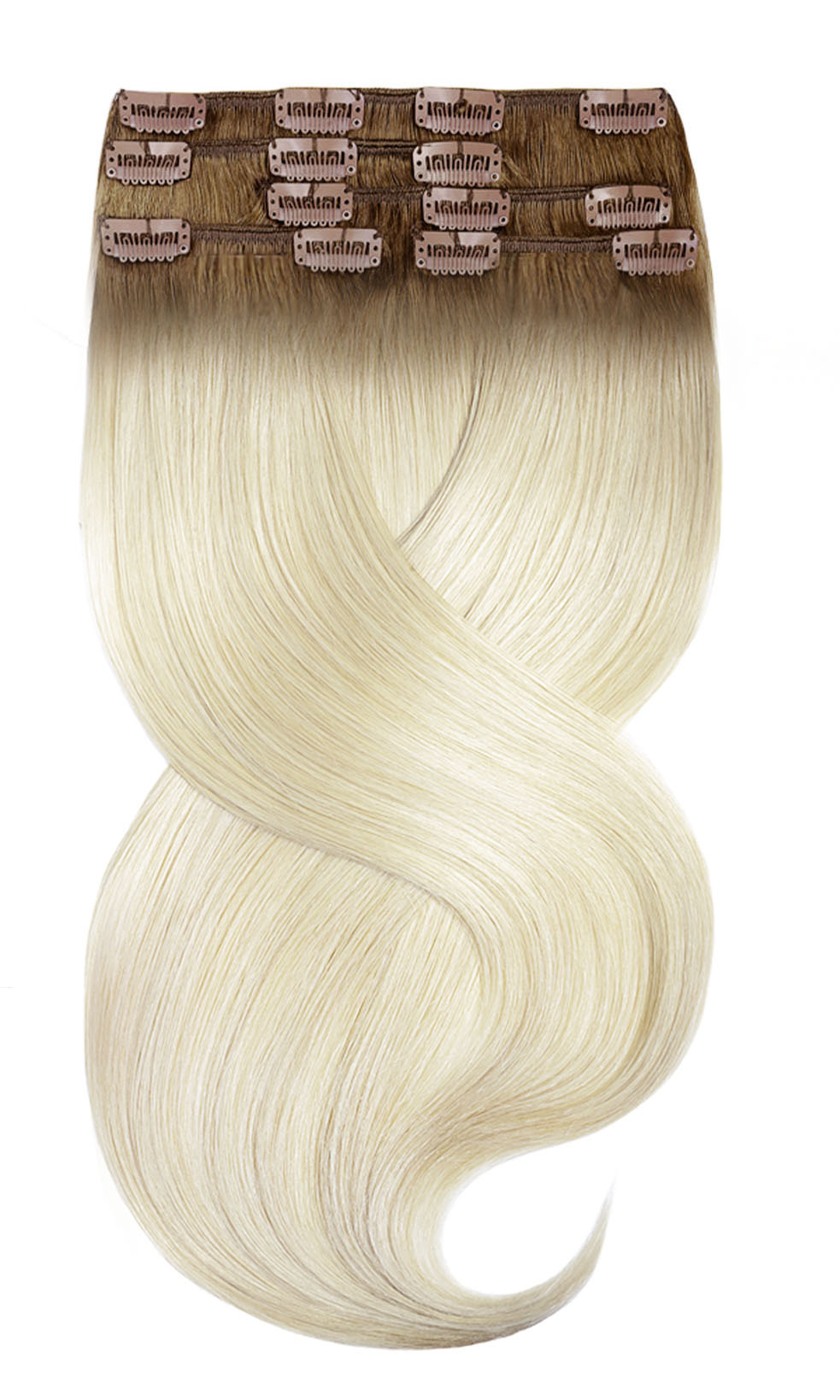 CLIP-IN  | BRUN-DORE-NATUREL &BLOND-CLAIR