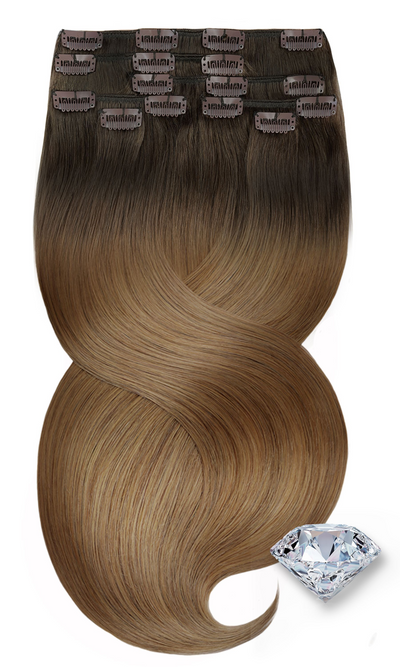 Extensions à Clips Diamonds Rich Chocolate