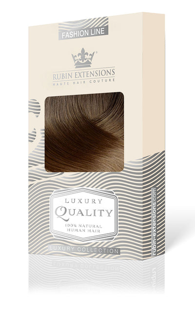 Extensions à Clips Brun Chocolat Foncé & Brun Doré Naturel