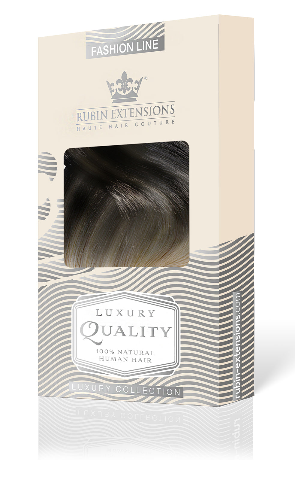Extensions à Clips Noir & Blond Argenté