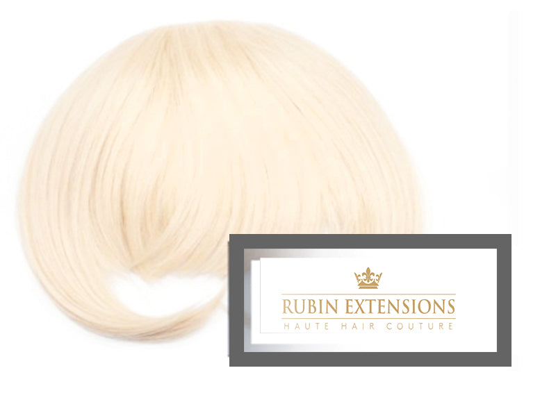 Franges 100% Remy avec cheveux naturels blond clair