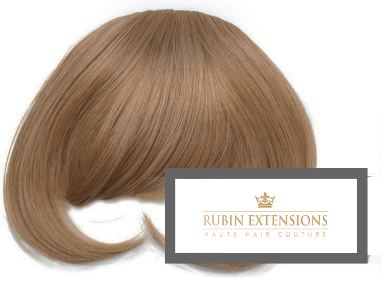 Franges 100% Remy avec cheveux naturels brun clair caramel