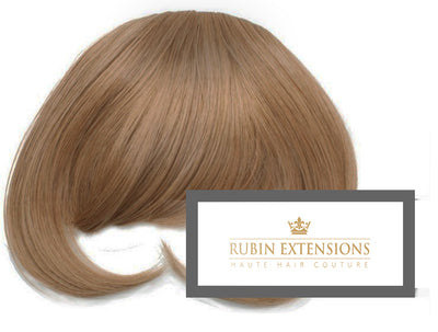 Franges 100% Remy avec cheveux naturels brun clair caramel