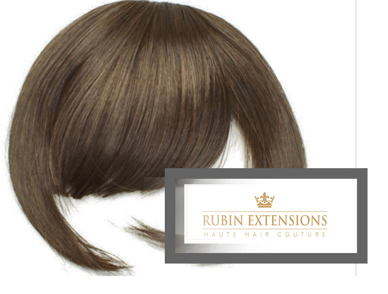 Franges 100% Remy avec cheveux naturels brun doré naturel