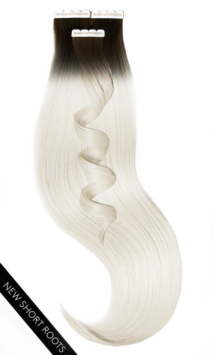 PRO DELUXE LINE Rooted, Schwarz-Braun & Platinblond