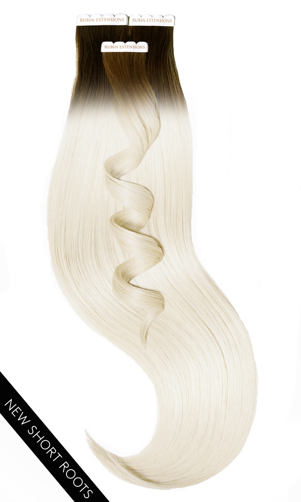 Extensions Adhésives - Tape-in Extensions Brun Doré Naturel & Blond Clair