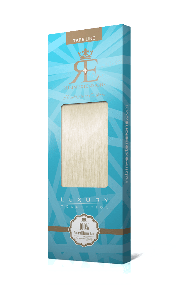 Extensions Adhésives - Tape-in Extensions Blond Platine
