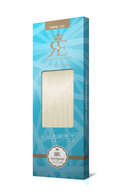 Extensions Adhésives - Tape-in Extensions Blond Platine