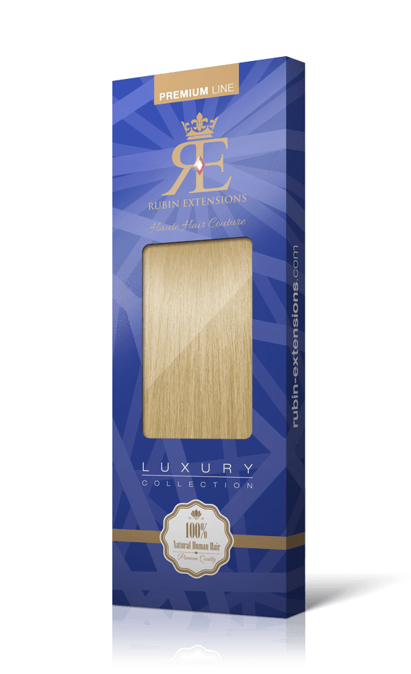 Adhésifs de kératine pour extension de cheveux couleur blond miel