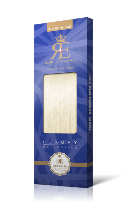 Adhésifs de kératine pour extension de cheveux couleur blond platine