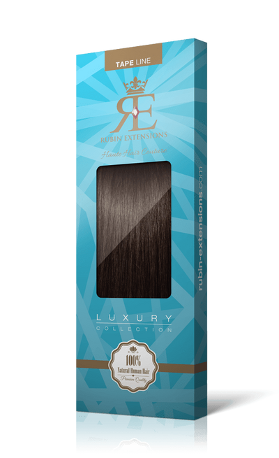 Extensions Adhésives - Tape-in Extensions Brun Chocolat Foncé