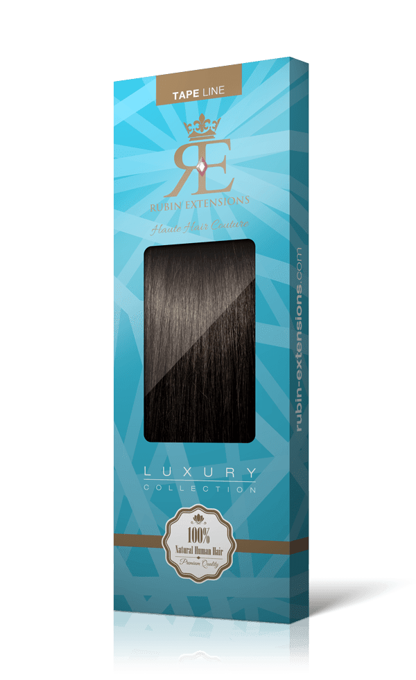 Extensions Adhésives - Tape-in Extensions Brun-Noir
