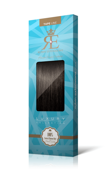 Extensions Adhésives - Tape-in Extensions Brun-Noir