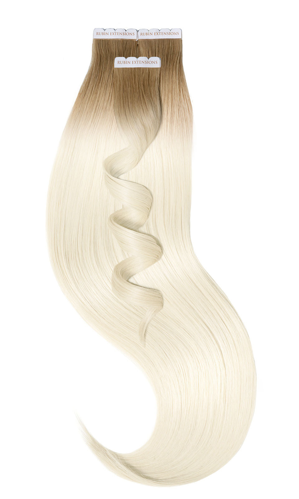 Extensions Adhésives - Tape-in Extensions (Racines-Foncées) Shadowed Blonde