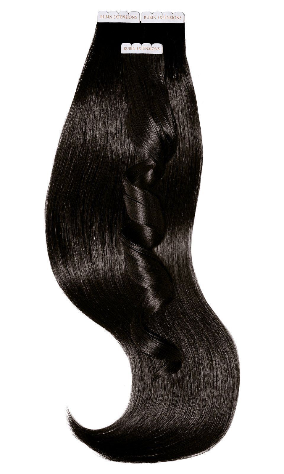 Extensions Adhésives - Tape-in Extensions Brun-Noir