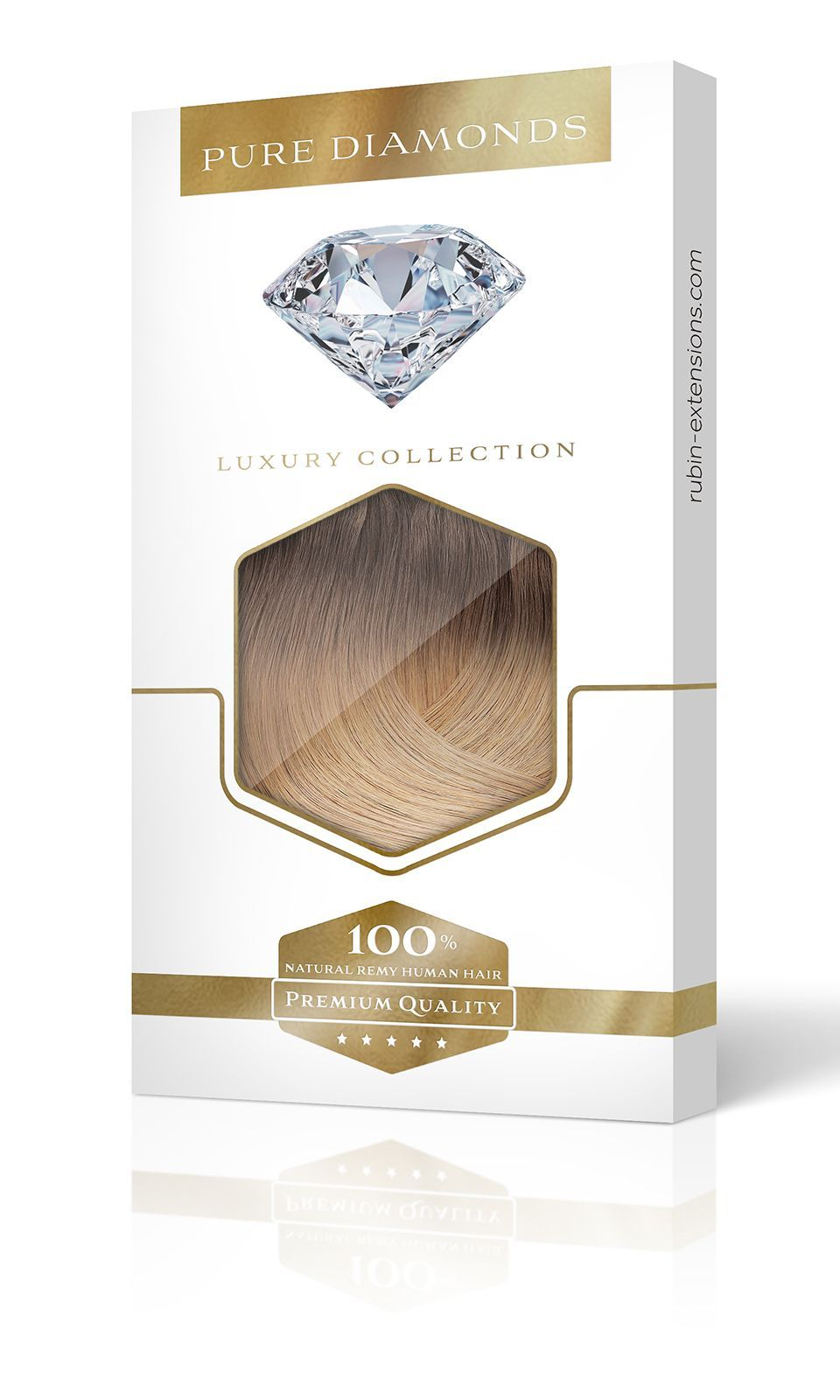 Extensions à Clips Diamonds Line Caramel Mocha