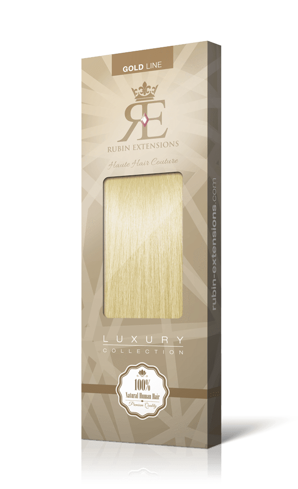 Franges 100% Remy avec cheveux naturels blond doré