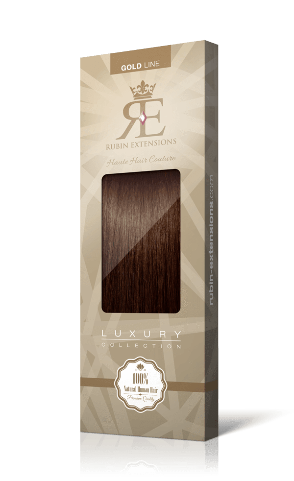 Franges 100% Remy avec cheveux naturels châtain foncé