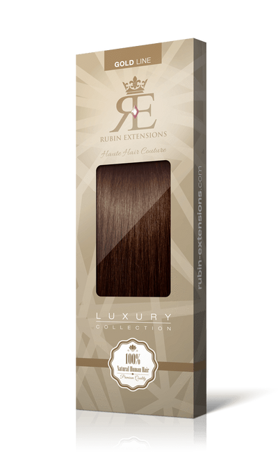 Franges 100% Remy avec cheveux naturels châtain foncé