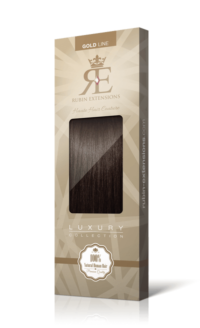 Franges 100% Remy avec cheveux naturels brun chocolat foncé