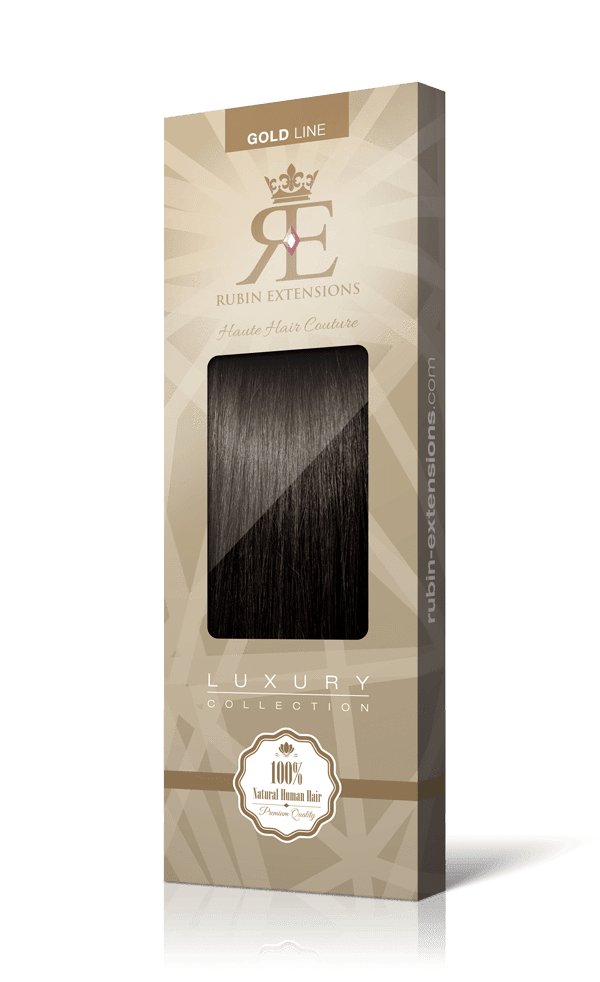 Franges 100% Remy avec cheveux naturels brun-noir