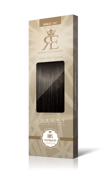 Franges 100% Remy avec cheveux naturels brun-noir