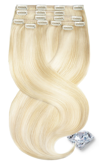 Extensions à Clips Diamonds Line Blond Doré & Blond Platine