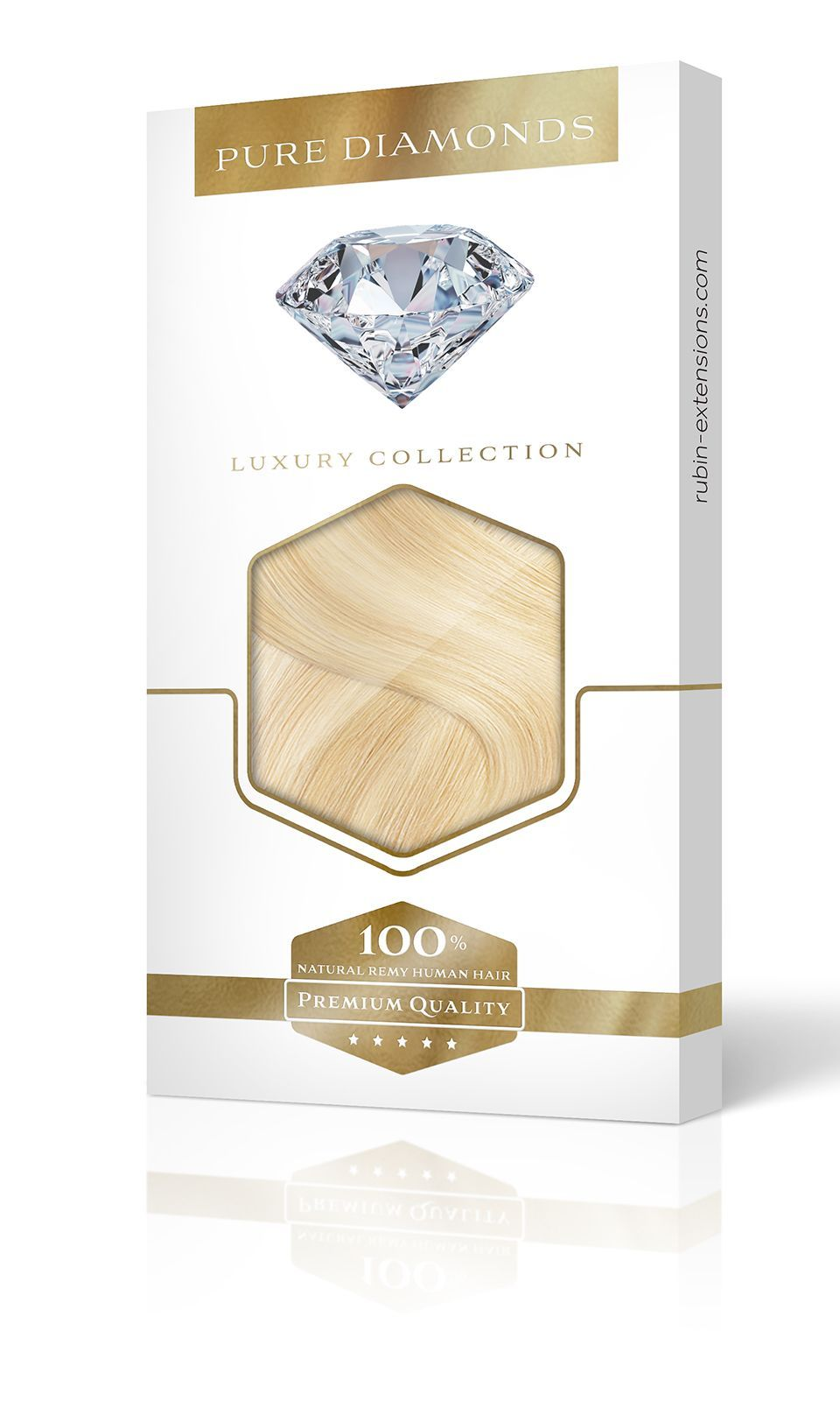 Extensions à Clips Diamonds Line Blond Miel & Blond Clair