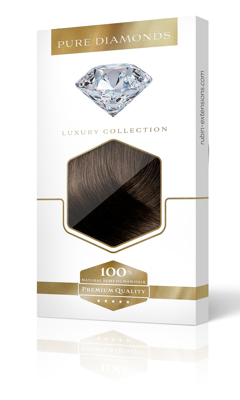 PURE DIAMONDS LINE Brun Chocolat Foncé