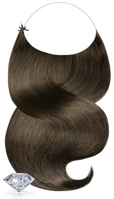 PURE DIAMONDS LINE Brun Chocolat Foncé