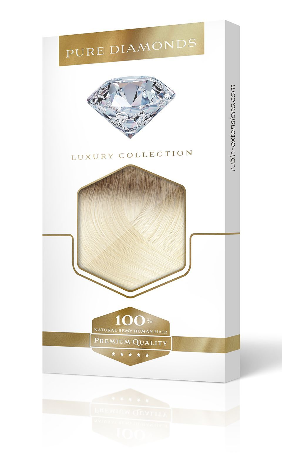 Extensions à Clips Diamonds Line Shadowed Blonde